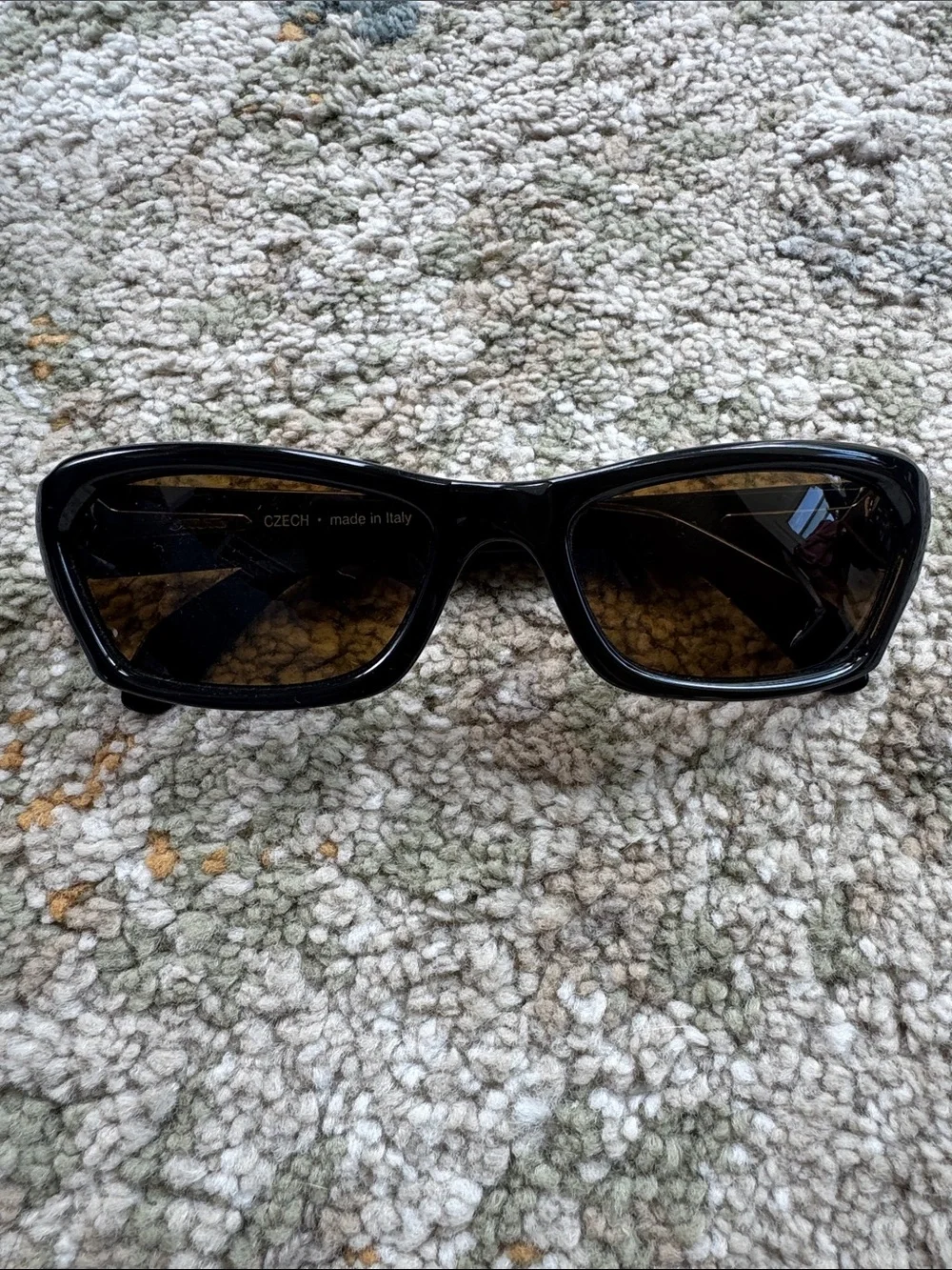 Sutro Vision Czech polarized sunglasses in satin black with chrome hinge